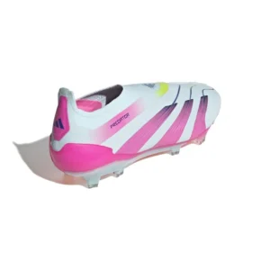 Adidas Predator Elite Laceless FG Stellar Icon - Almost Blue/Lucid Pink/Semi Solar Yellow - Image 6