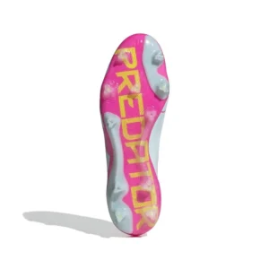 Adidas Predator Elite Laceless FG Stellar Icon - Almost Blue/Lucid Pink/Semi Solar Yellow - Image 5