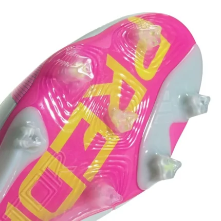 Adidas Predator Elite Laceless FG Stellar Icon - Almost Blue/Lucid Pink/Semi Solar Yellow - Image 9