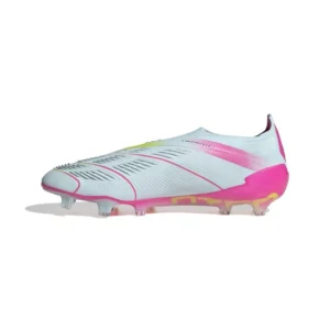 Adidas Predator Elite Laceless FG Stellar Icon - Almost Blue/Lucid Pink/Semi Solar Yellow - Image 3