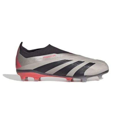Adidas Predator Elite Laceless FG Vivid Horizon - Platin Metallic/Aurora Black/Carbon Kids - Image 1