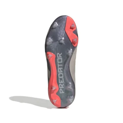 Adidas Predator Elite Laceless FG Vivid Horizon - Platin Metallic/Aurora Black/Carbon Kids - Image 2