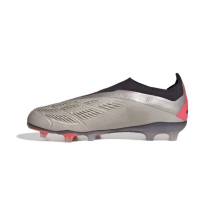 Adidas Predator Elite Laceless FG Vivid Horizon - Platin Metallic/Aurora Black/Carbon Kids - Image 3