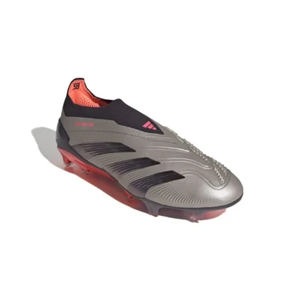 Adidas Predator Elite Laceless FG Vivid Horizon - Platin Metallic/Aurora Black/Turbo - Image 4