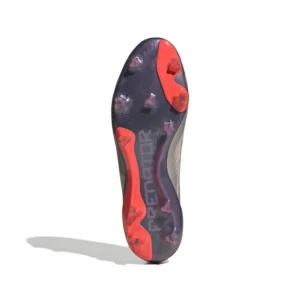 Adidas Predator Elite Laceless FG Vivid Horizon - Platin Metallic/Aurora Black/Turbo - Image 2
