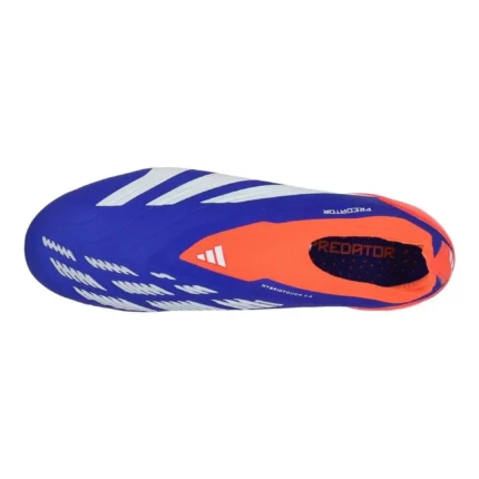 Adidas Predator Elite Laceless SG Advancement - Lucid Blue/Footwear White/Solar Red - Image 4