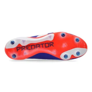 Adidas Predator Elite Laceless SG Advancement - Lucid Blue/Footwear White/Solar Red - Image 2