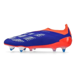 Adidas Predator Elite Laceless SG Advancement - Lucid Blue/Footwear White/Solar Red - Image 3