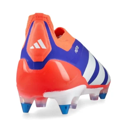 Adidas Predator Elite Laceless SG Advancement - Lucid Blue/Footwear White/Solar Red - Image 6