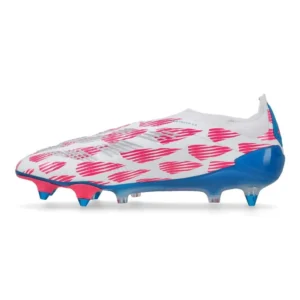 Adidas Predator Elite Laceless SG Reemergence - Footwear White/Solar Blue/Solar Pink - Image 3