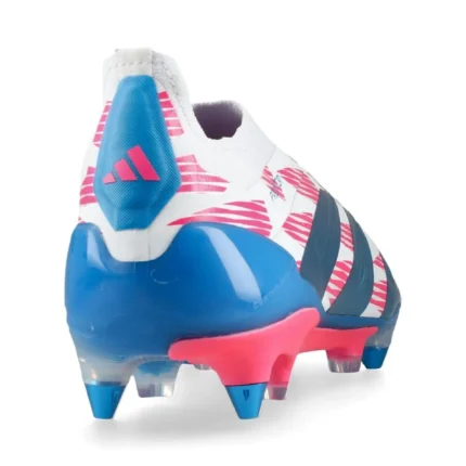 Adidas Predator Elite Laceless SG Reemergence - Footwear White/Solar Blue/Solar Pink - Image 6
