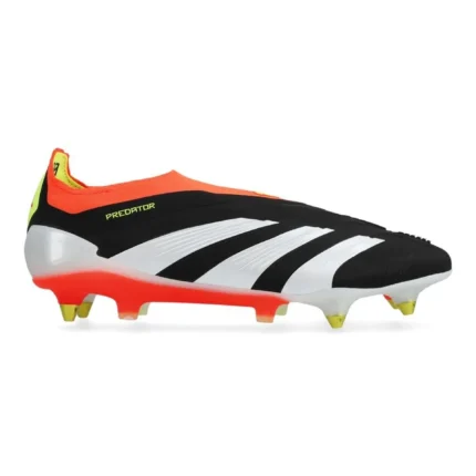 Adidas Predator Elite Laceless SG Solar Energy - Core Black/Footwear White/Solar Red - Image 1