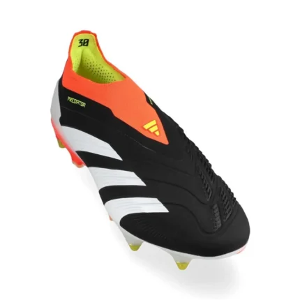 Adidas Predator Elite Laceless SG Solar Energy - Core Black/Footwear White/Solar Red - Image 7