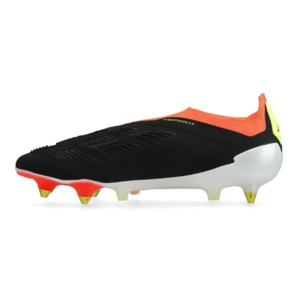 Adidas Predator Elite Laceless SG Solar Energy - Core Black/Footwear White/Solar Red - Image 3