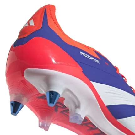 Adidas Predator Elite SG Advancement - Lucid Blue/Footwear White/Solar Red - Image 6
