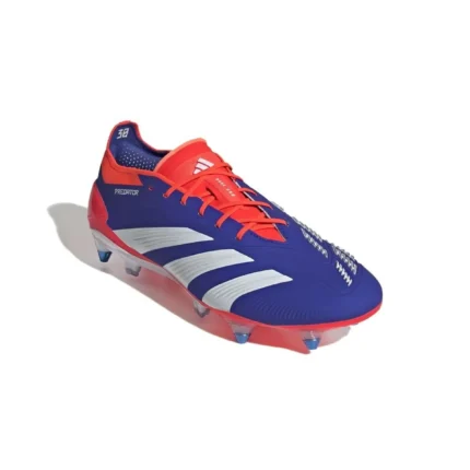 Adidas Predator Elite SG Advancement - Lucid Blue/Footwear White/Solar Red - Image 4
