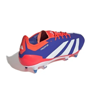 Adidas Predator Elite SG Advancement - Lucid Blue/Footwear White/Solar Red - Image 5