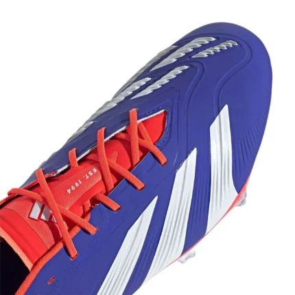 Adidas Predator Elite SG Advancement - Lucid Blue/Footwear White/Solar Red - Image 7
