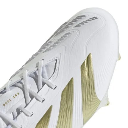 Adidas Predator Elite SG Day Spark - Footwear White/Gold Metallic/Footwear White - Image 6