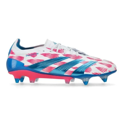 Adidas Predator Elite SG Reemergence - Footwear White/Solar Blue/Solar Pink - Image 1