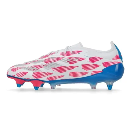 Adidas Predator Elite SG Reemergence - Footwear White/Solar Blue/Solar Pink - Image 3