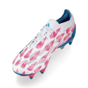 Adidas Predator Elite SG Reemergence - Footwear White/Solar Blue/Solar Pink - Image 7