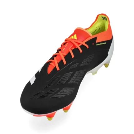 Adidas Predator Elite SG Solar Energy - Core Black/Footwear White/Solar Red - Image 7