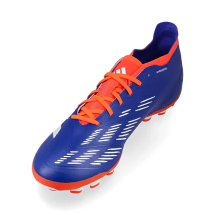 Adidas Predator League 2G/3G AG Advancement - Lucid Blue/Footwear White/Solar Red - Image 7