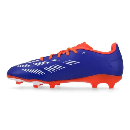 Adidas Predator League FG Advancement - Lucid Blue/Footwear White/Solar Red Kids - Image 3