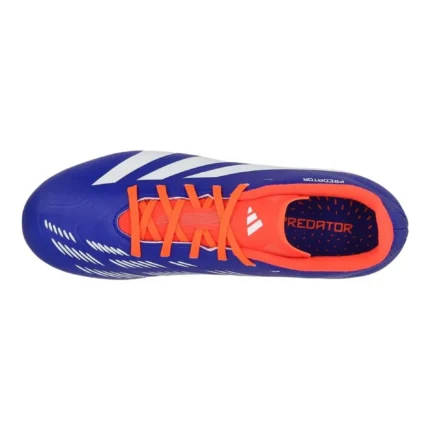 Adidas Predator League FG Advancement - Lucid Blue/Footwear White/Solar Red Kids - Image 4