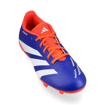 Adidas Predator League FG Advancement - Lucid Blue/Footwear White/Solar Red Kids - Image 7