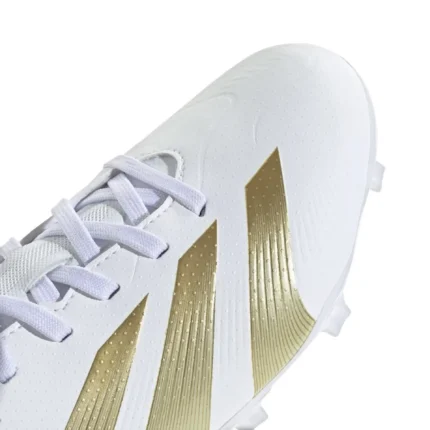 Adidas Predator League FG Day Spark - Footwear White/Gold Metallic/Footwear White - Image 6
