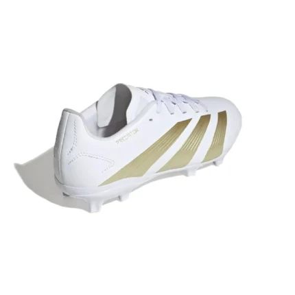 Adidas Predator League FG Day Spark - Footwear White/Gold Metallic/Footwear White - Image 4