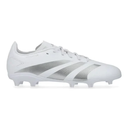 Adidas Predator League FG Pearlized - Footwear White/Silver Metallic Kids - Image 1