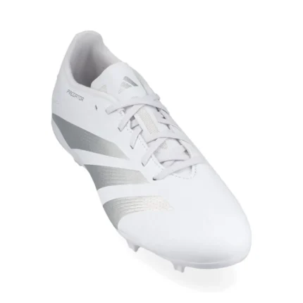 Adidas Predator League FG Pearlized - Footwear White/Silver Metallic Kids - Image 5