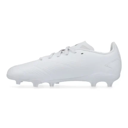 Adidas Predator League FG Pearlized - Footwear White/Silver Metallic Kids - Image 3