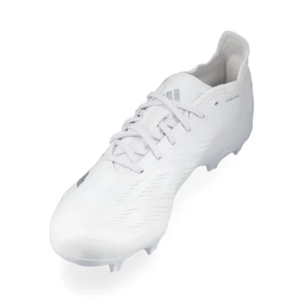 Adidas Predator League FG Pearlized - Footwear White/Silver Metallic - Image 5