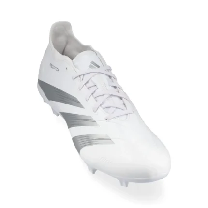 Adidas Predator League FG Pearlized - Footwear White/Silver Metallic - Image 7