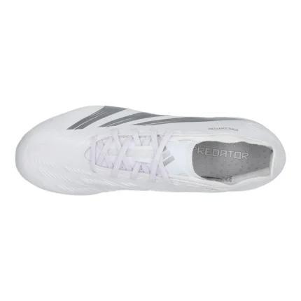 Adidas Predator League FG Pearlized - Footwear White/Silver Metallic - Image 4