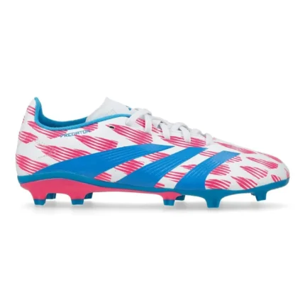 Adidas Predator League FG Reemergence - Footwear White/Solar Blue/Solar Pink Kids - Image 1