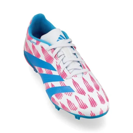 Adidas Predator League FG Reemergence - Footwear White/Solar Blue/Solar Pink Kids - Image 5