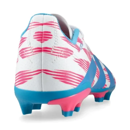 Adidas Predator League FG Reemergence - Footwear White/Solar Blue/Solar Pink Kids - Image 6