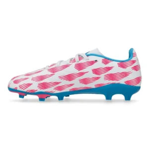 Adidas Predator League FG Reemergence - Footwear White/Solar Blue/Solar Pink Kids - Image 3