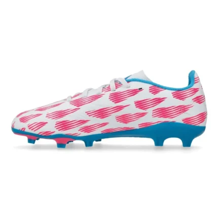 Adidas Predator League FG Reemergence - Footwear White/Solar Blue/Solar Pink Kids - Image 3