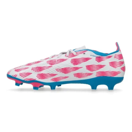 Adidas Predator League FG Reemergence - Footwear White/Solar Blue/Solar Pink - Image 3