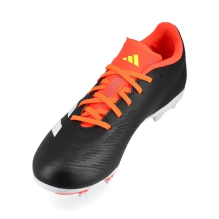 Adidas Predator League FG Solar Energy - Core Black/Footwear White/Solar Red Kids - Image 7