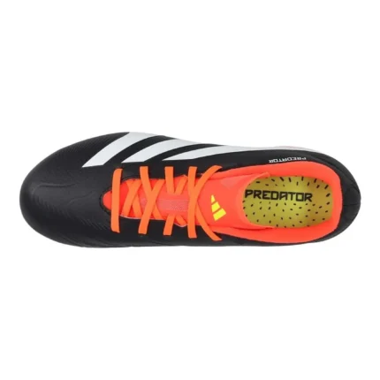 Adidas Predator League FG Solar Energy - Core Black/Footwear White/Solar Red Kids - Image 4