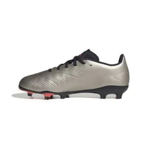 Adidas Predator League FG Vivid Horizon - Platin Metallic/Aurora Black/Turbo Kids - Image 3
