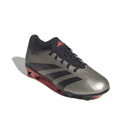 Adidas Predator League FG Vivid Horizon - Platin Metallic/Aurora Black/Turbo Kids - Image 4