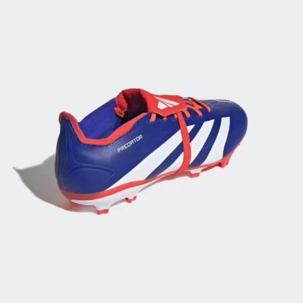 Adidas Predator League Fold-Over Tongue FG Advancement - Lucid Blue/Footwear White/Solar Red - Image 7